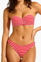 MESH EFFECT BUSTIER BANDEAU