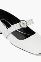 Gianni Ribbon Studded Ballerinas