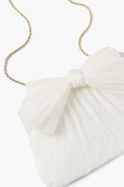 Rayne Pearl Bow Clutch