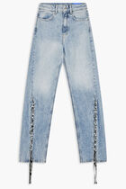 KLJ HR STRAIGHT LACE-UP DENIM