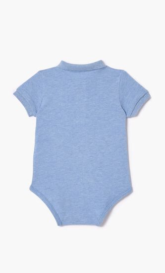 Organic Cotton Piqué Bodysuit