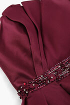 Side Drap Evening Gown Dress