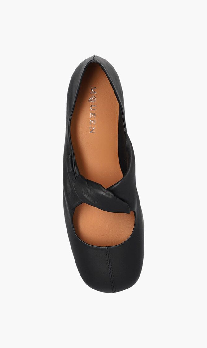 Leather Stole Flats