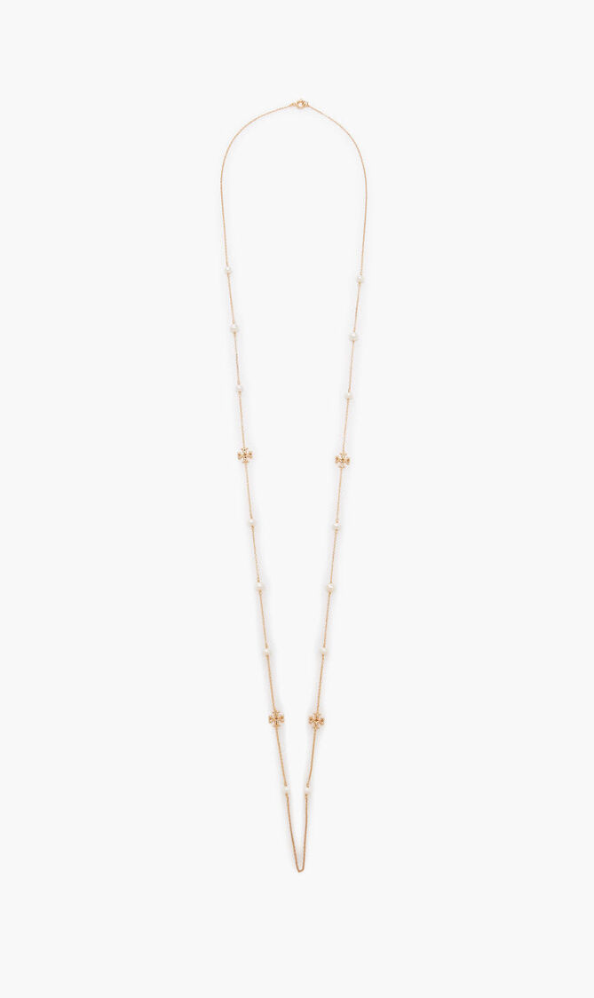 KIRA PEARL DELICATE LONG NECKLACE