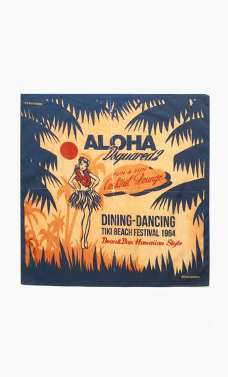Aloha Printed Square Pocket