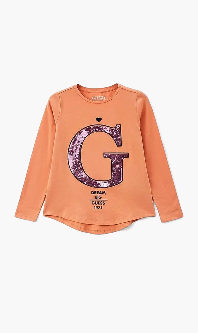 Sequins Short Sleeves Tshirt
