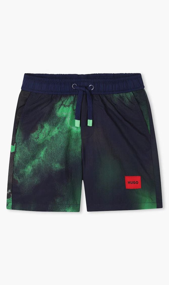 Logo Print Swim Trunks