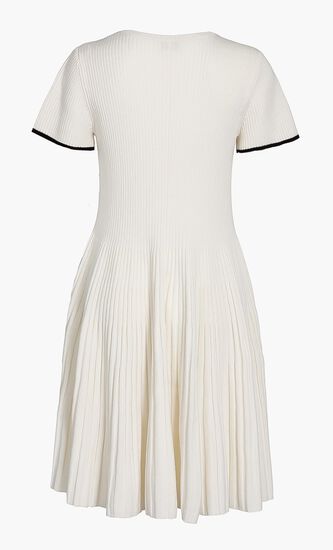 Wool Knit Bow Dress