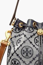 T MONOGRAM JACQUARD BUCKET BAG