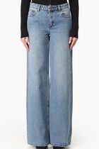 Denim Wide-Leg Jeans