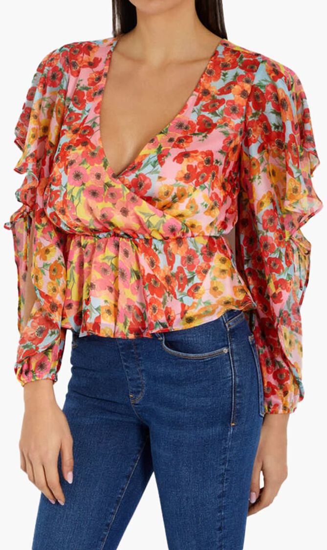 Saskika Drapery Blouse