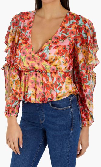Saskika Drapery Blouse