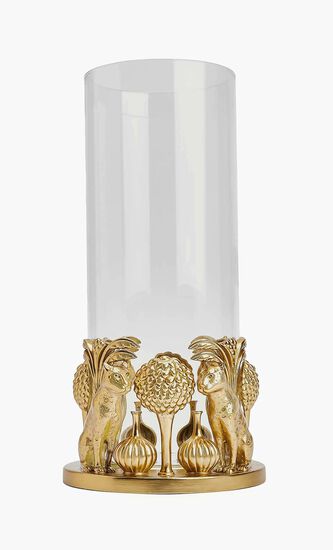 Leopard & The Lake Vase Medium Gold