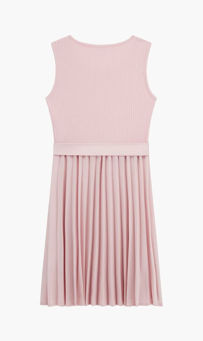 SL PLEATED DRESS W B