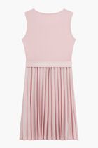 SL PLEATED DRESS W B