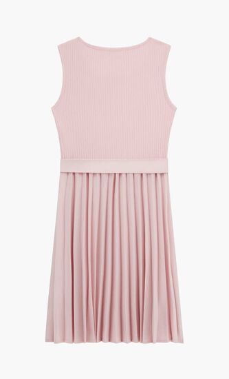 SL PLEATED DRESS W B