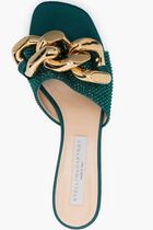 Falabella Crystal Embellished Mules