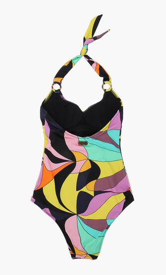 Abstract Print Swimsuit