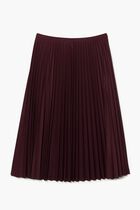 Elasticised Waist Flowing Pleated Skirt