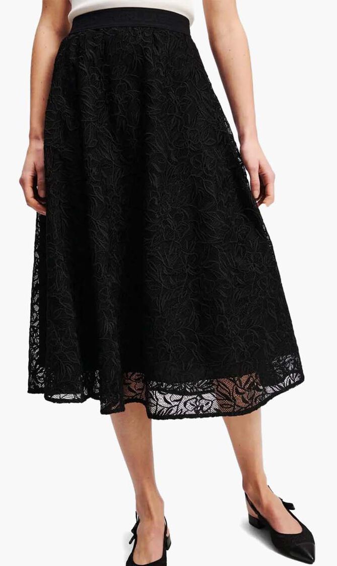 ORCHID EMBROIDERY SKIRT