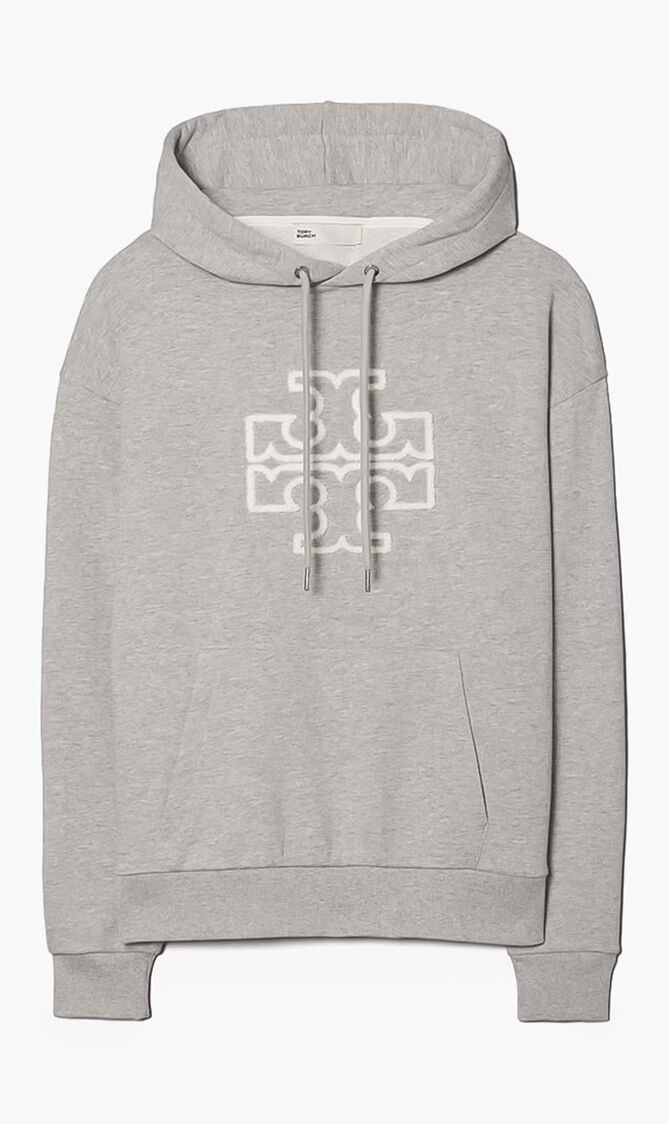 TORY SPORT FRENCH TERRY LOGO HOODIE