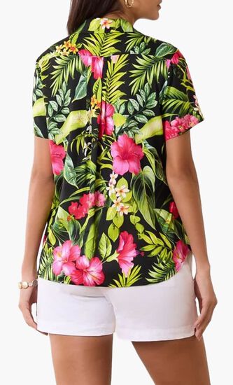 Grand Villa Talulla Silk Camp Shirt