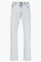 SINGLE ARROW SLIM JEANS BLEACH BLUE WHI