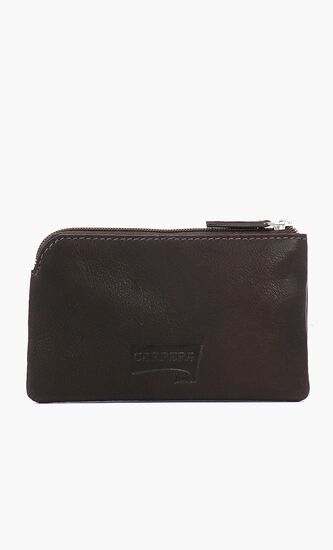 Embossed Metal Logo Wallet