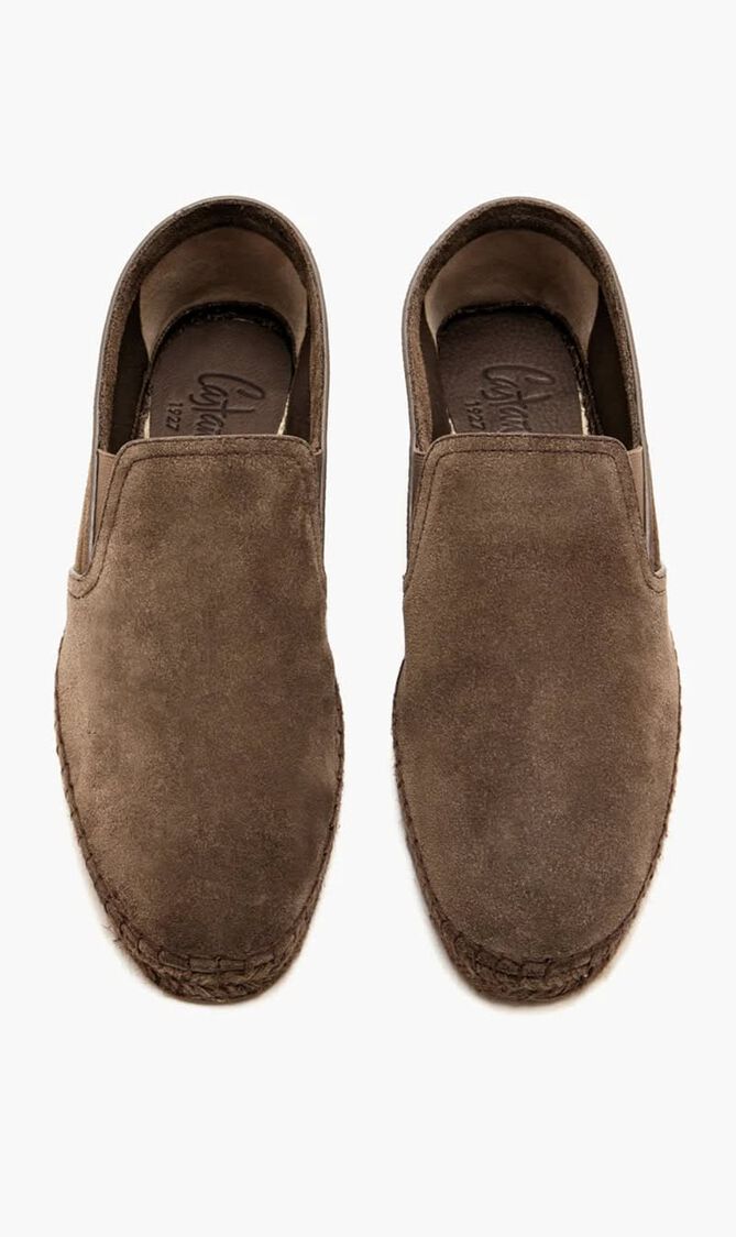 James Suede Espadrilles