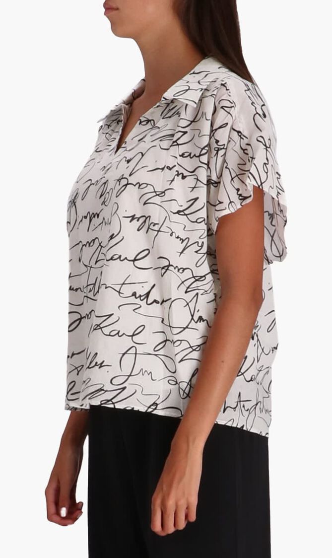 COTTON VOILE BLOUSE