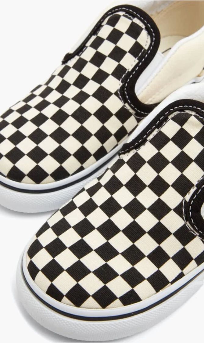 TD CLASSIC SLIP-ON BLK WHTCHCKERBO
