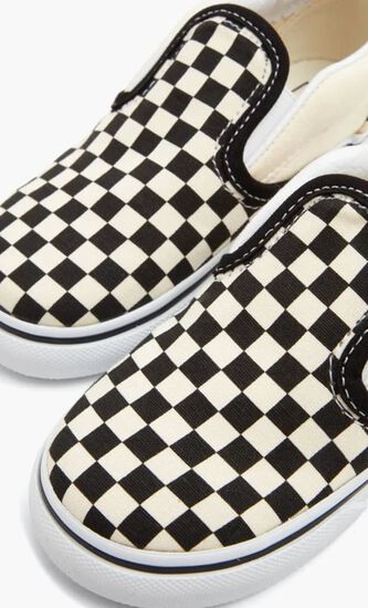TD CLASSIC SLIP-ON BLK WHTCHCKERBO