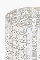 Iconik Candle Holder Silver Plated