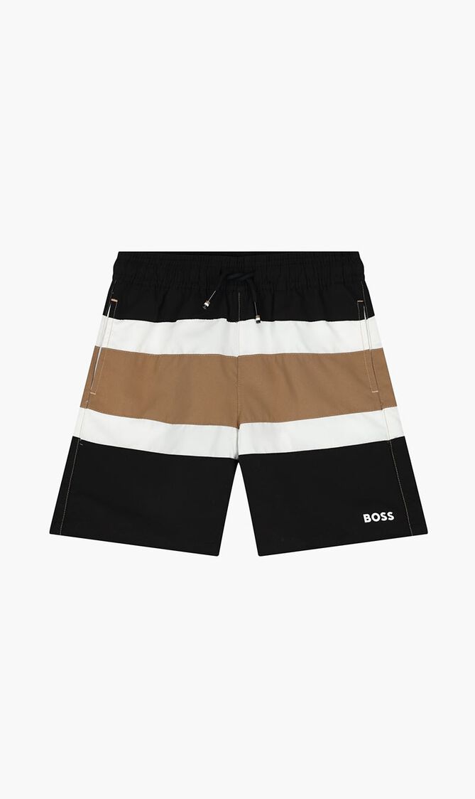 Signature Striped Swim Shorts