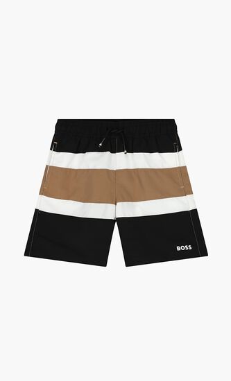 Signature Striped Swim Shorts