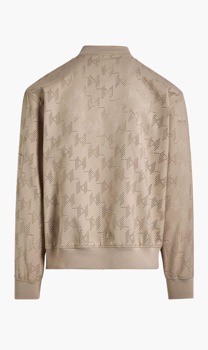 Perforated Monogram Bomber Jacket