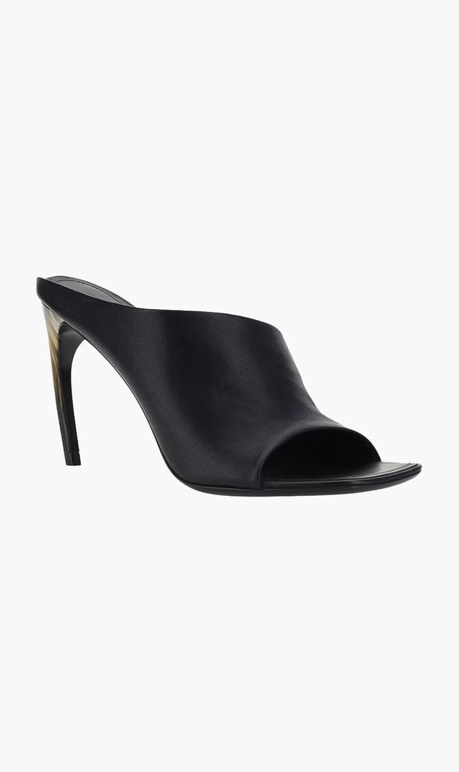 Curved Heeled Sandals