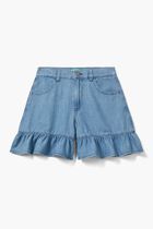 Lightweight Denim Bermuda Shorts