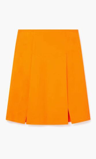 Side Slit Tailored Skirt