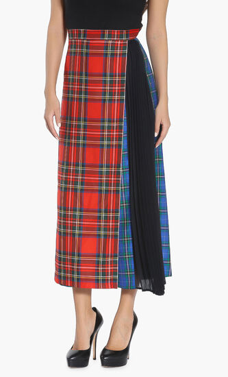 Revival Checkered Wide Leg Trouser