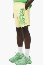 Long Branded Swim Trunks
