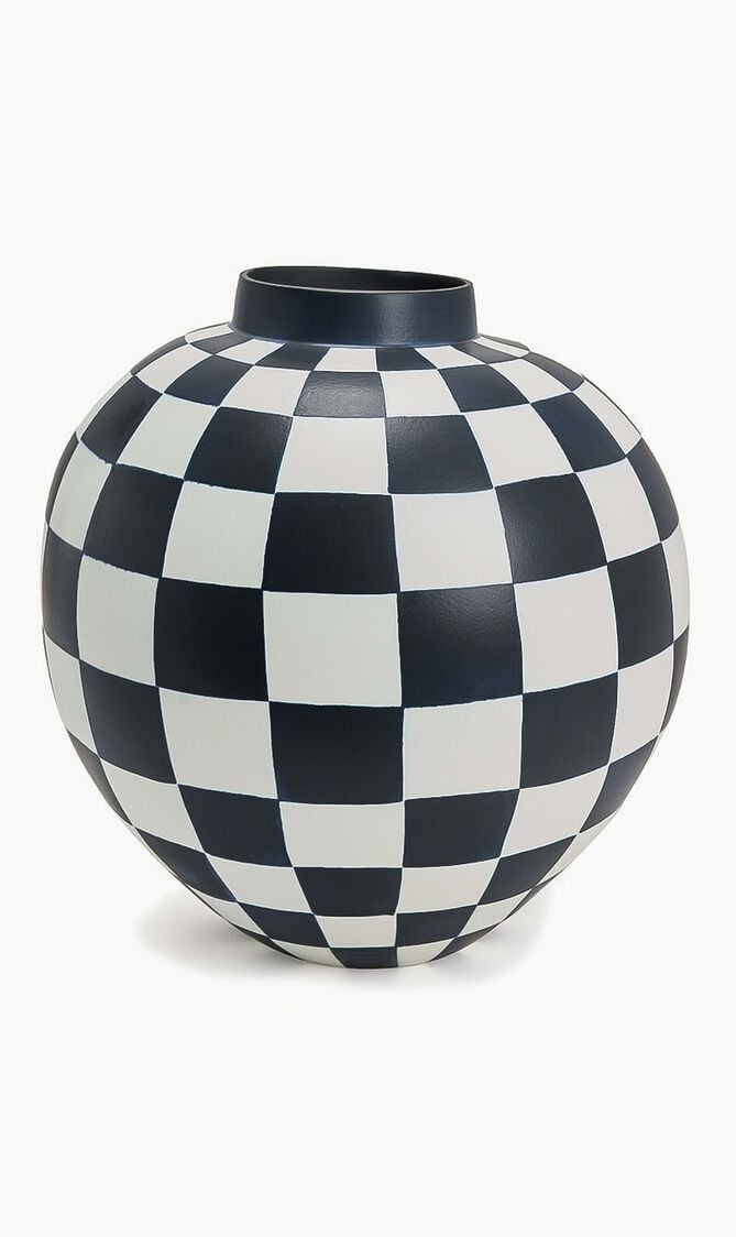 LOB DAMIER VASE - X-LARGE