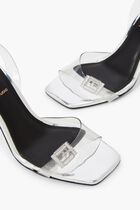 SQUARE TOE SLINGBACK HIGH HEEL SANDAL