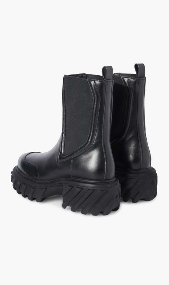 TRACTOR MOTOR CHELSEA BOOT BLACK BLACK