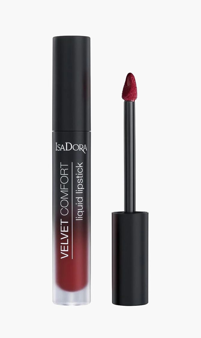 Isadora Velvet Comfort Liquid Lipstick Cranberry Love