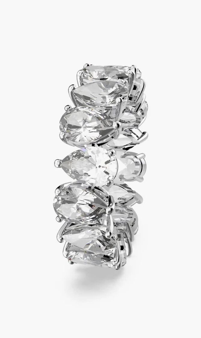SJC VITTORE RING PEAR CZWH/RHS 52 MM