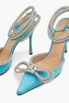 Double Bow Satin Pumps Double Bow Satin Pumps