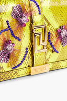 WALLET ON CHAIN GRECA GODDESS PYTHON METALLIC EMB EXCL WALLET ON CHAIN GRECA GODDESS PYTHON METALLIC EMB EXCL