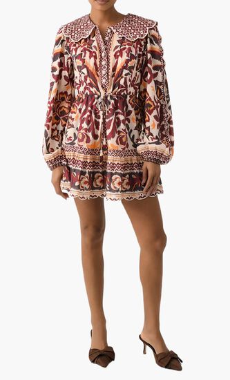 Toucans Scarf Mini Dress
