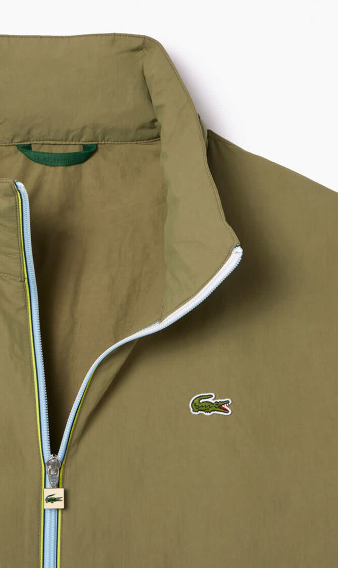 Water-Repellent Removable Hood Windbreaker